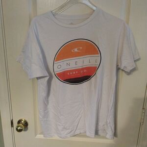 O'Neill Surf Co. Men's Modern Fit Graphic T-Shirt Size Large White Round Neck